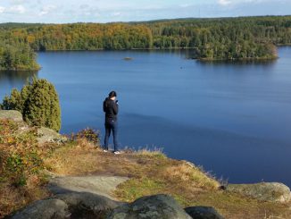 Blick auf den Orlunden-See.