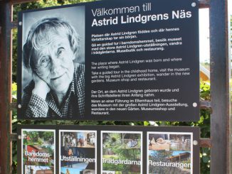 Der Eingang zum Astrid Lindgrens Näs