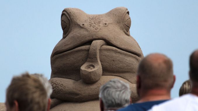 Internationales Sandskulpturenfestival in Kalmar