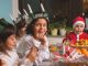 Kinder zusammen am Lucia-Tag