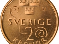 Das neue schwedische 2-Kronen-Stück