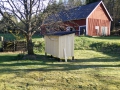 Keine Sauna, keine Stuga, sondern ein Hühnerstall. Langsam nimmt er Formen an.