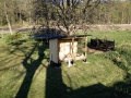 Keine Sauna, keine Stuga, sondern ein Hühnerstall. Langsam nimmt er Formen an.