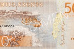 Der neue schwedische 50-Kronen-Schein