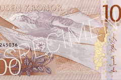 Der neue schwedische 1000-Kronen-Schein Der neue schwedische 1000-Kronen-Schein