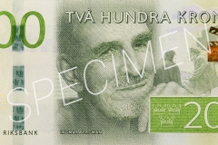Der neue schwedische 200-Kronen-Schein Der neue schwedische 200-Kronen-Schein